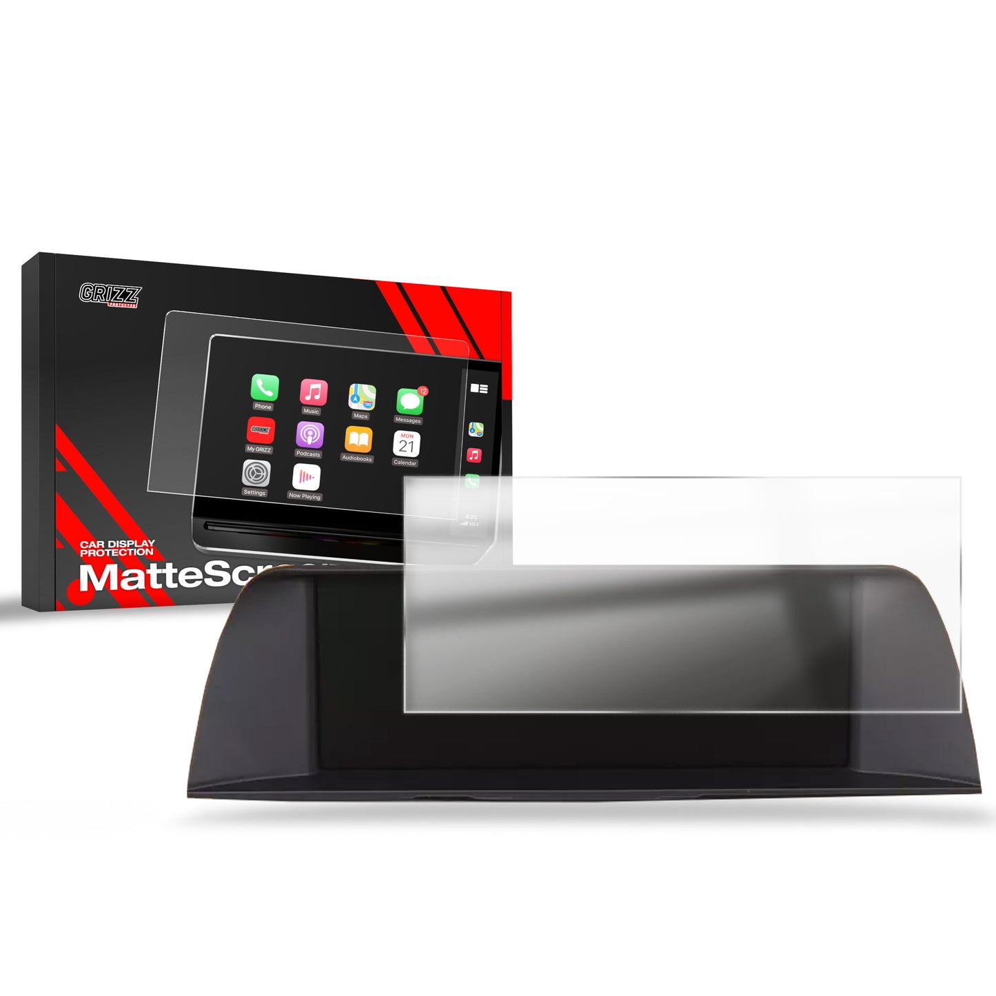 Anti-fingerprint screen film BMW 5 F10 F11 8,8" (2010-2013) Matte Grizz