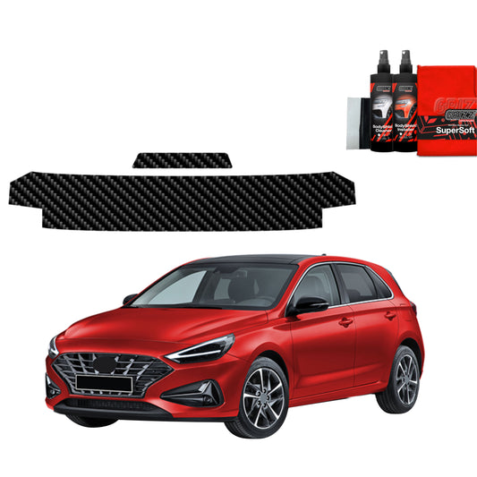2in1 Carbon fiber film for trunk sill Hyundai i30 Hatchback (2020-2025)