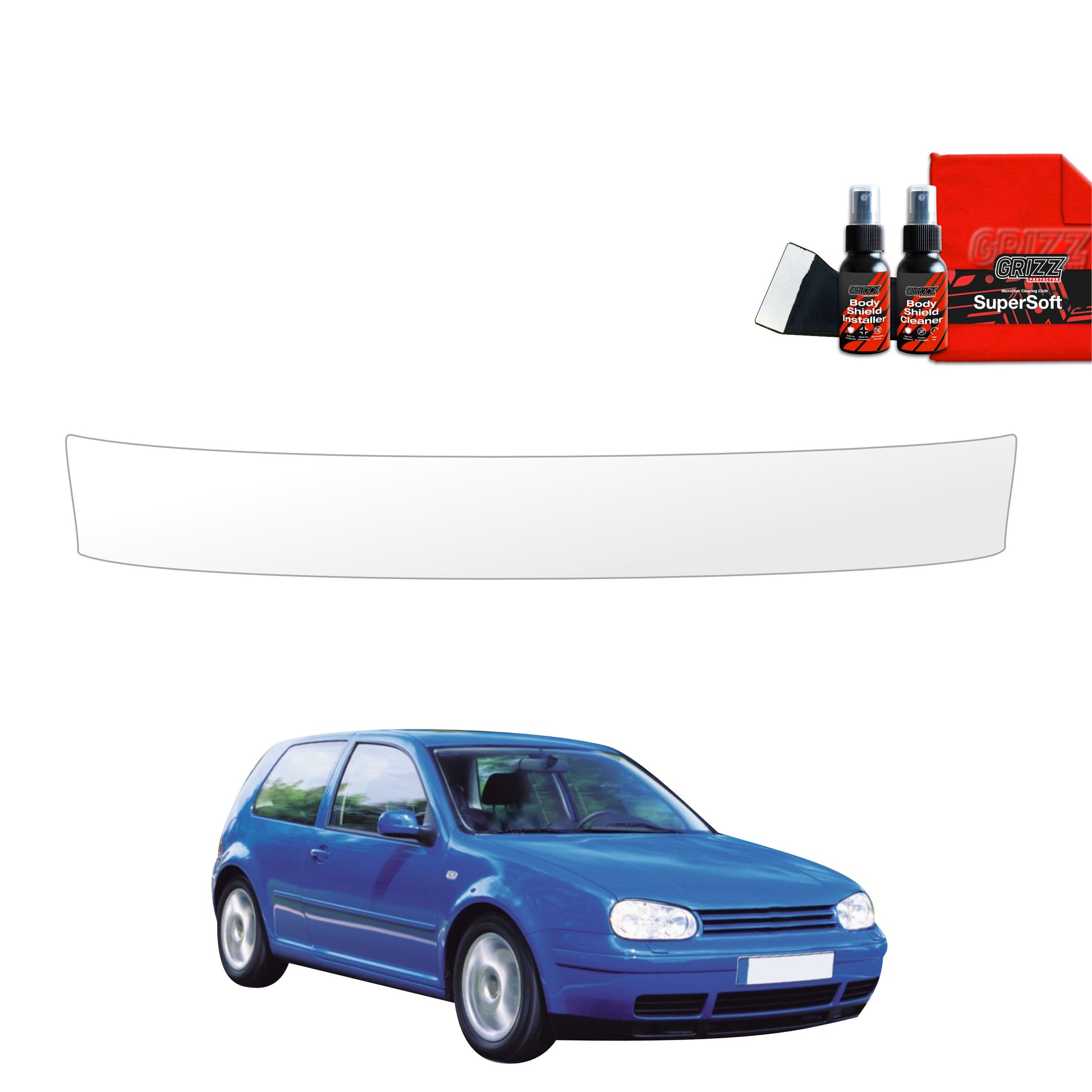Apsauginė plėvelė bagažinės slenksčiui Volkswagen Golf 4 Hatchback 3D (1997-2003)