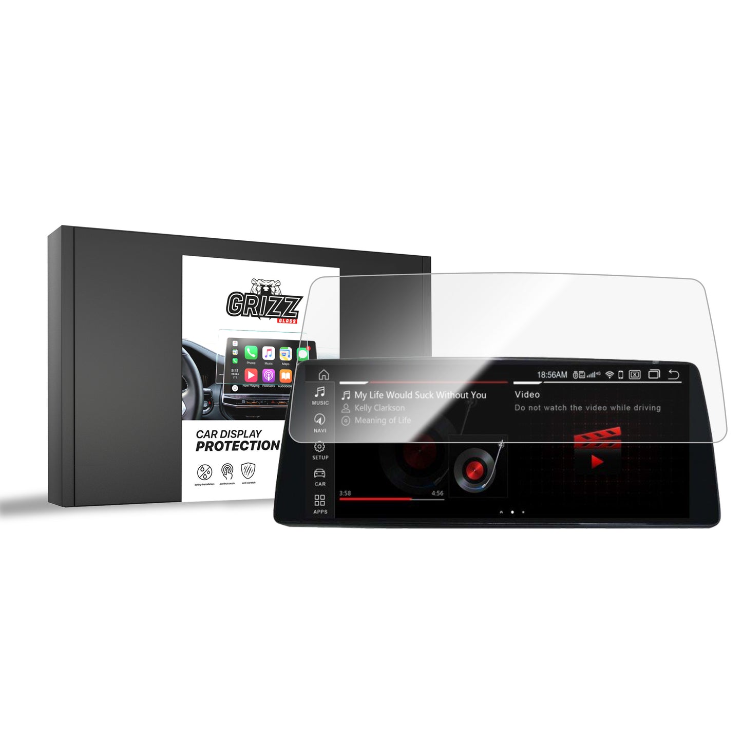 Ceramic screen film BMW 5 G30 12,25" (2020-2023) Grizz