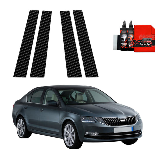 4in1 Anglies pluošto plėvelė statramsčiams Skoda Octavia 3 (2017-2020)