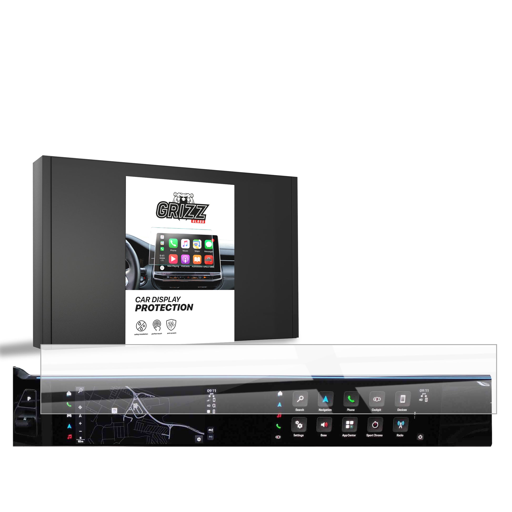 Ceramic screen film Porsche Macan 4 (2025) Grizz