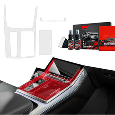 3in1 Grizz apsauginė vidinė plėvelė Audi SQ7 (2018-2025) Panel Centralny Apsauga nuo pirštų atspaudų PianoSkin