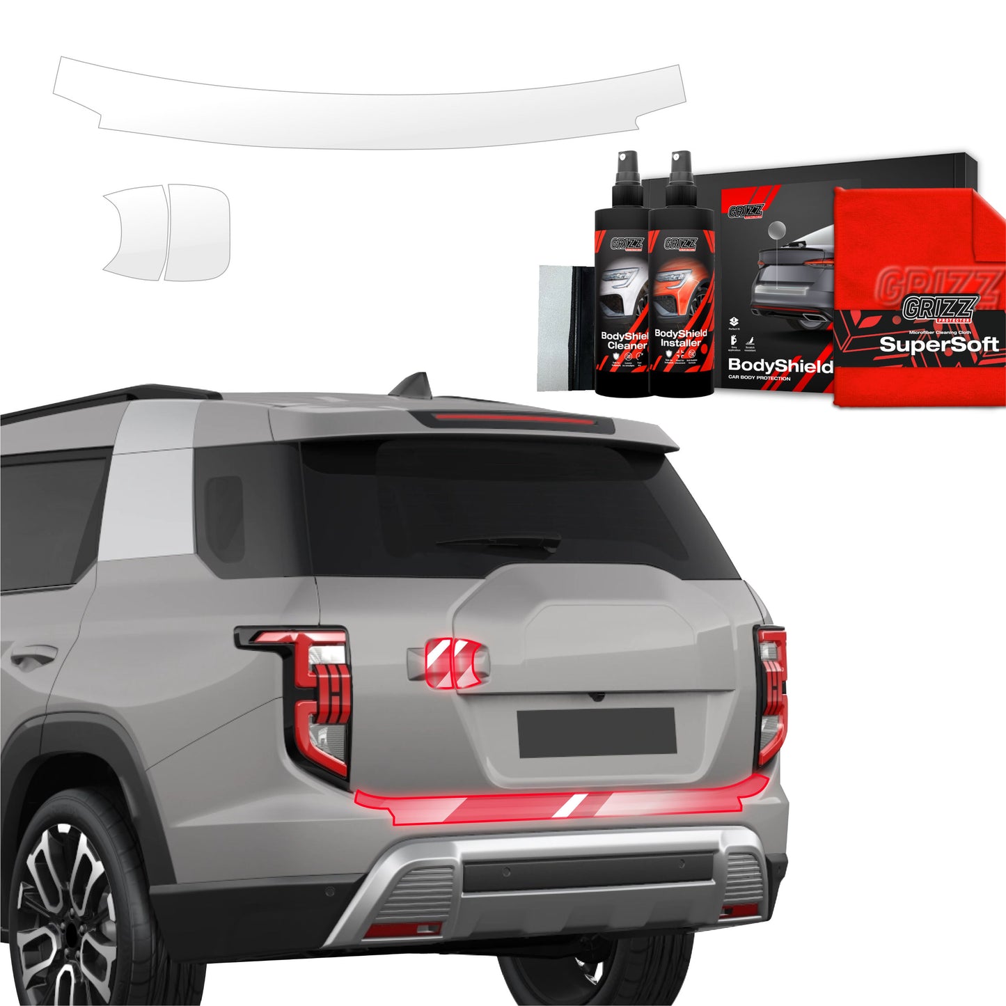 3in1 Folia ochronna na baga≈ºnik i klamki do SsangYong Torres (2024-2025)