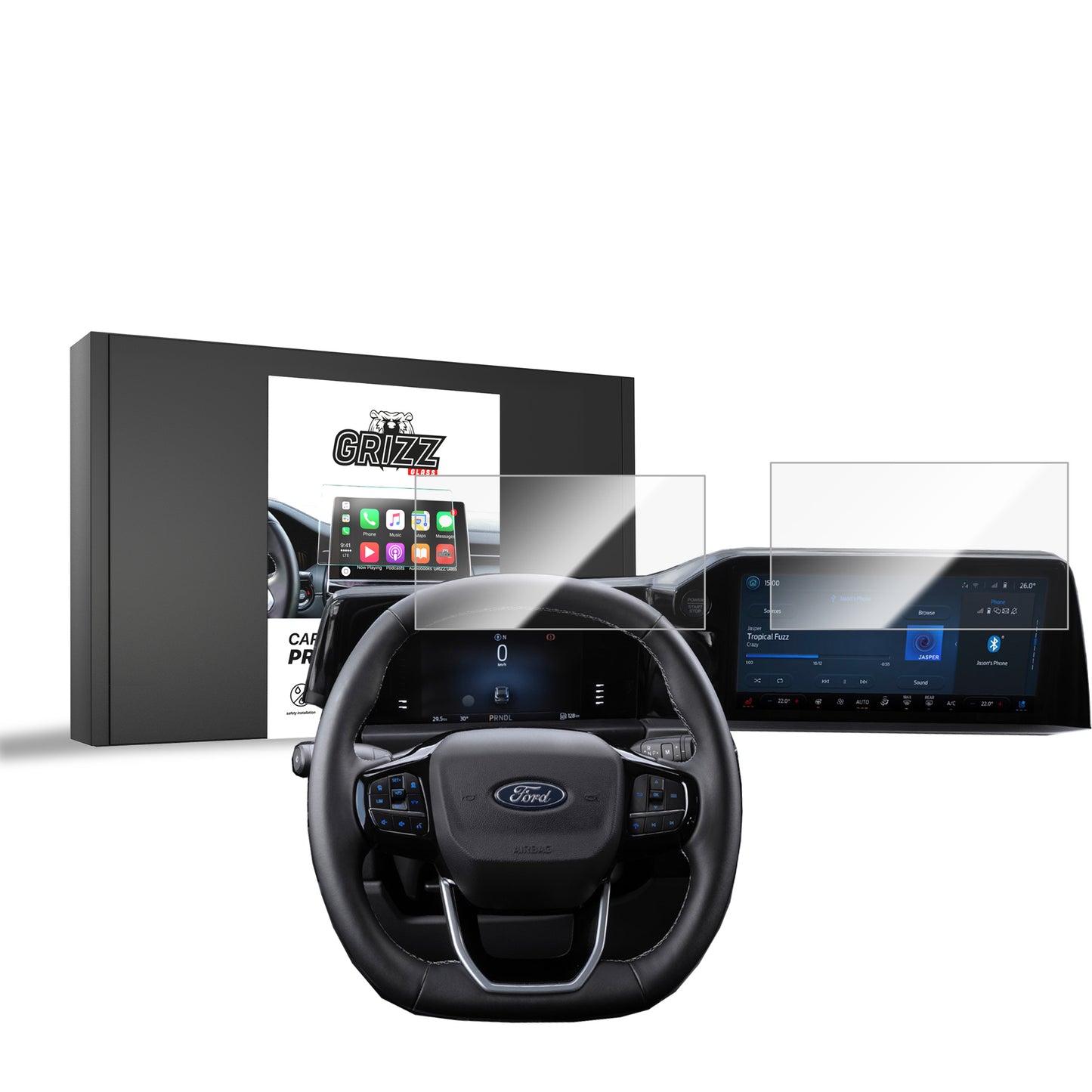 Ceramic screen film Ford Transit Custom 2 13" (2024-2025) Grizz 2in1