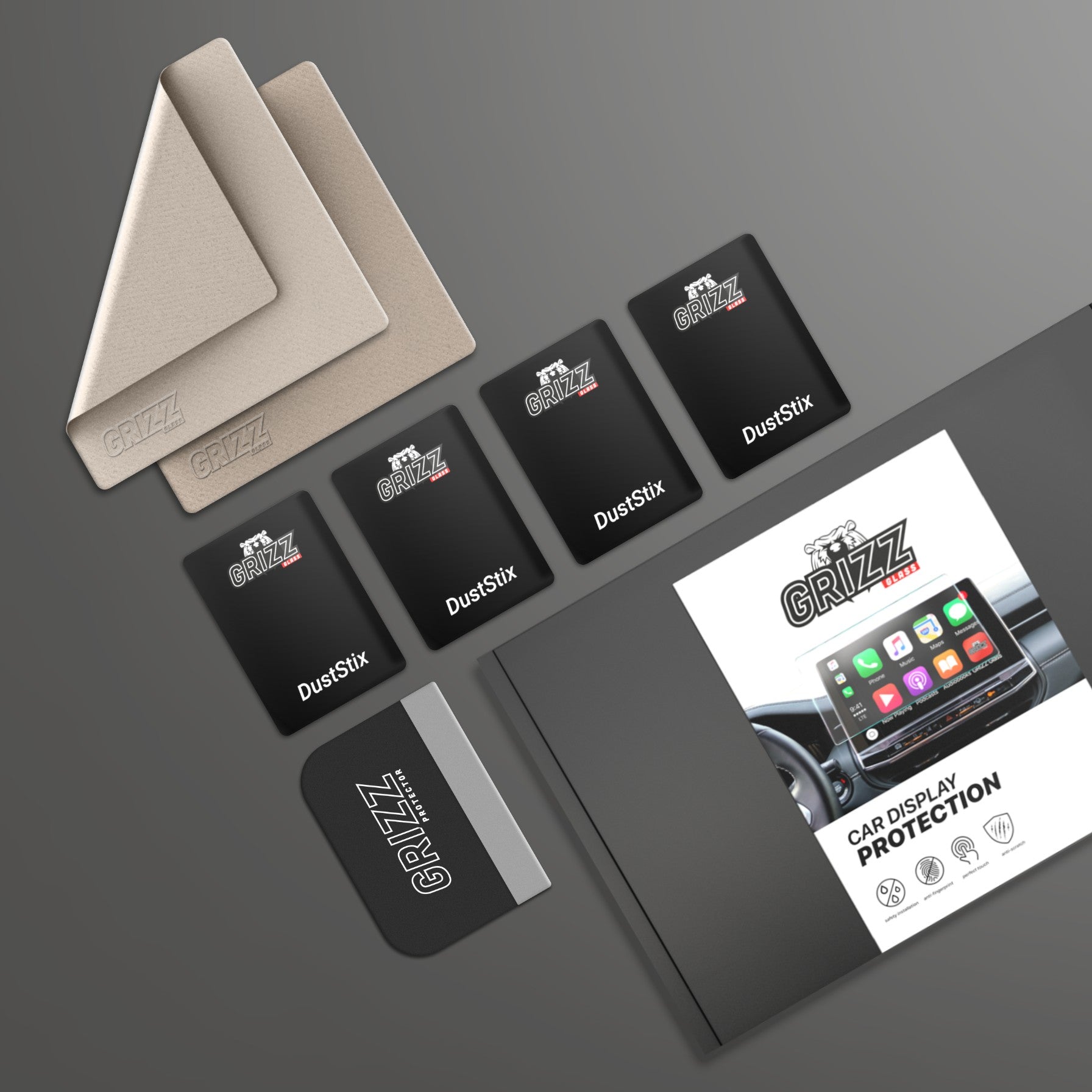 Keraminė ekrano plėvelė Android Radio Toyota RAV4 (2013-2019) Grizz