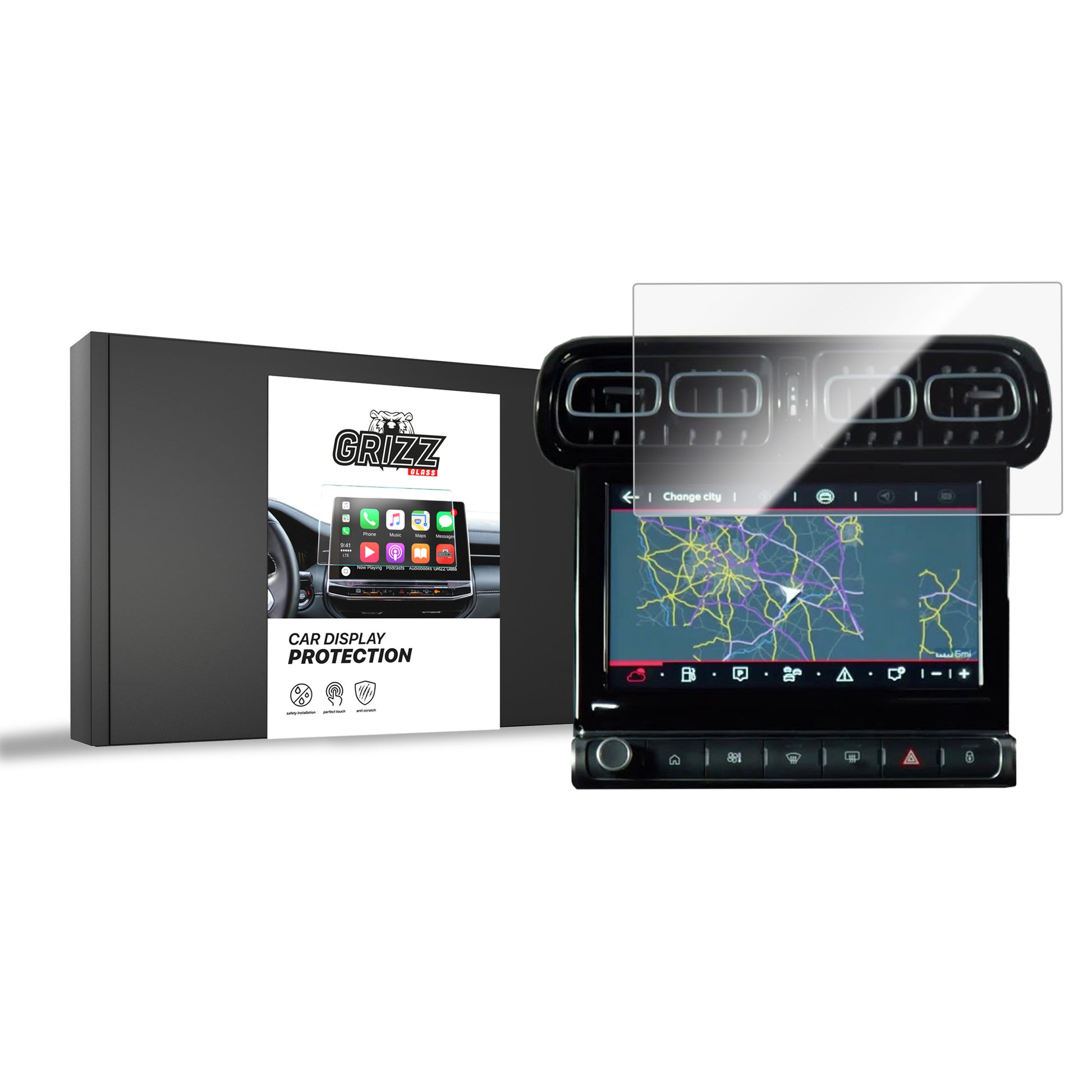 Ceramic screen protector Citroen C3 Aircross 7" (2021-2024) Grizz
