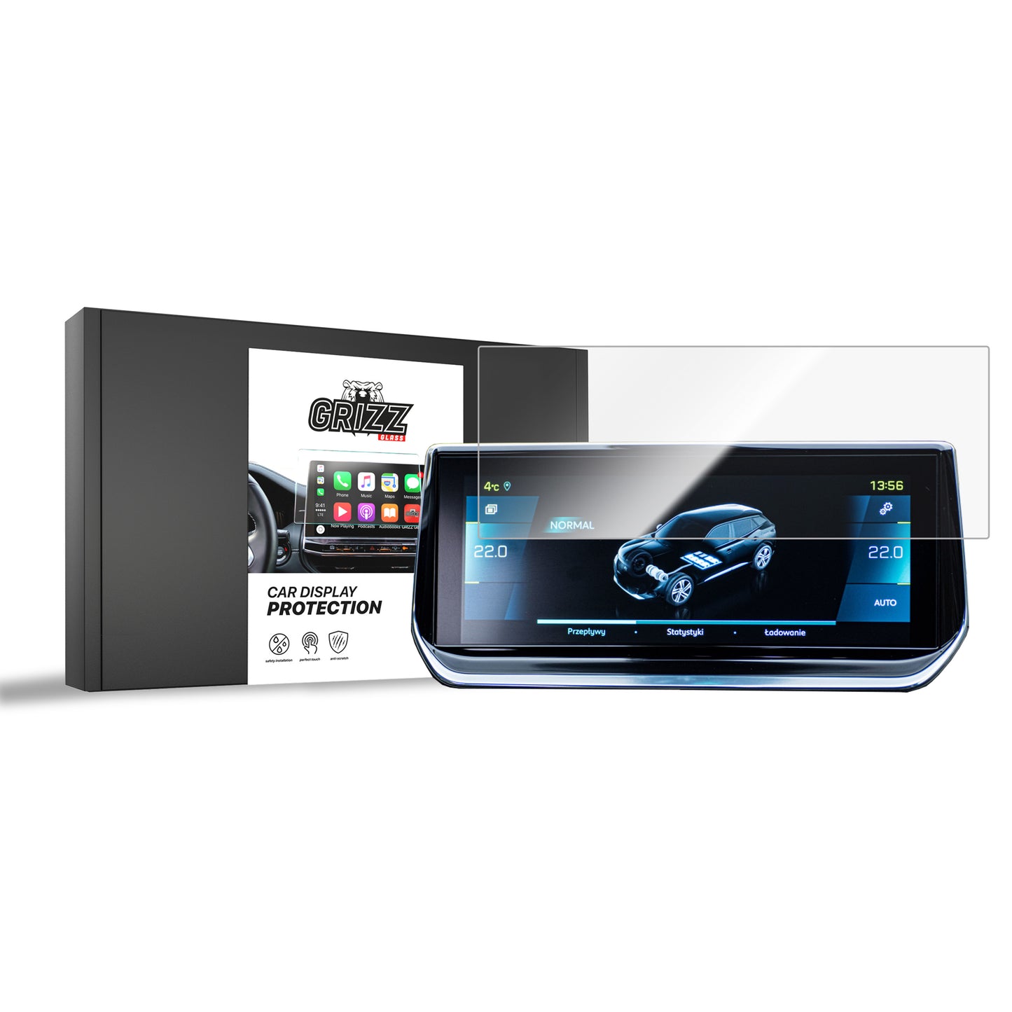 Ceramic screen film Peugeot 208 2 10,25" (2024-2025) Grizz