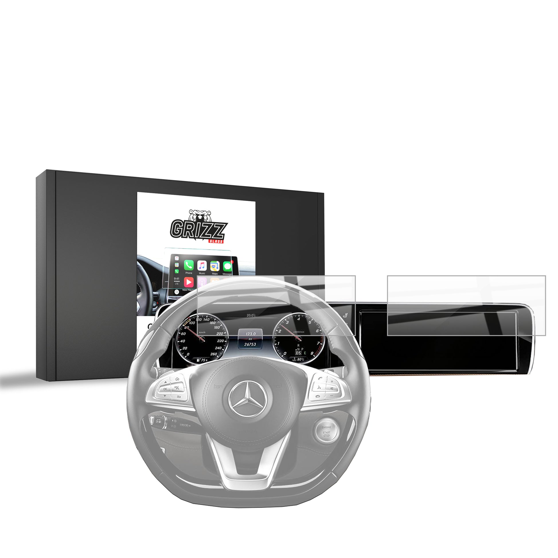 Ceramic screen film Mercedes S Klasa Coupe W222 (2013-2017) Grizz 2in1