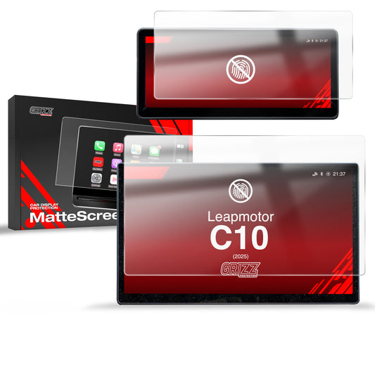 Anti-fingerprint screen protector for Leapmotor C10 14.6" (2025) Matte Grizz 2in1