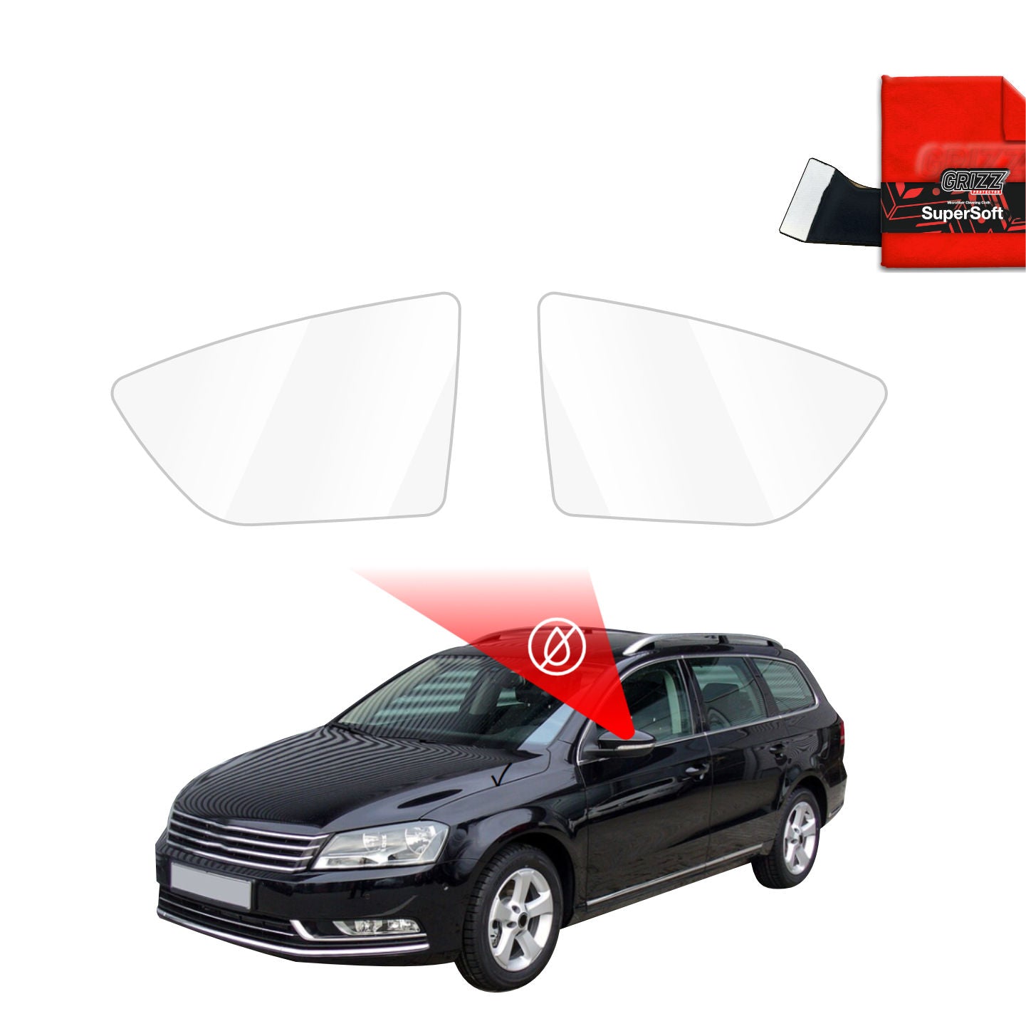Atspari lietui plėvelė veidrodėliams Volkswagen Passat B7 Variant (2010-2014)