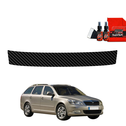 Carbon fiber film for the trunk sill Skoda Octavia 2 Kombi Facelifting (2008-2013)