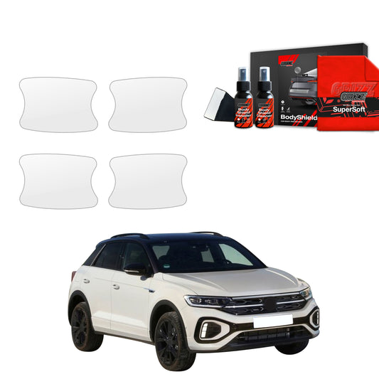 4in1 Protective film under door handles for Volkswagen VW T-Roc (2021-2025)