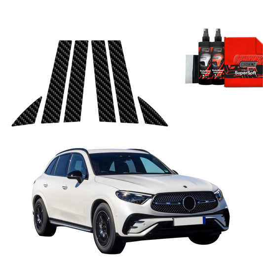 6in1 Anglies pluošto plėvelė statramsčiams Mercedes-Benz GLC C254 (2023-2025)