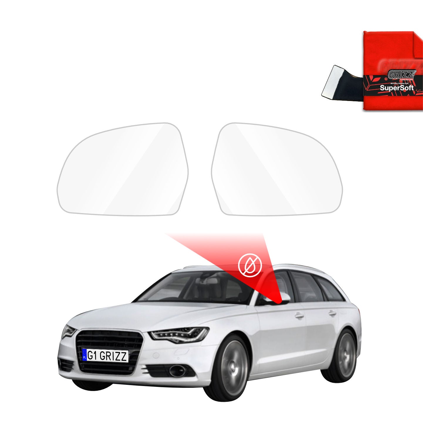 Rainproof mirror film Audi A6 C7 Avant (2011-2014)