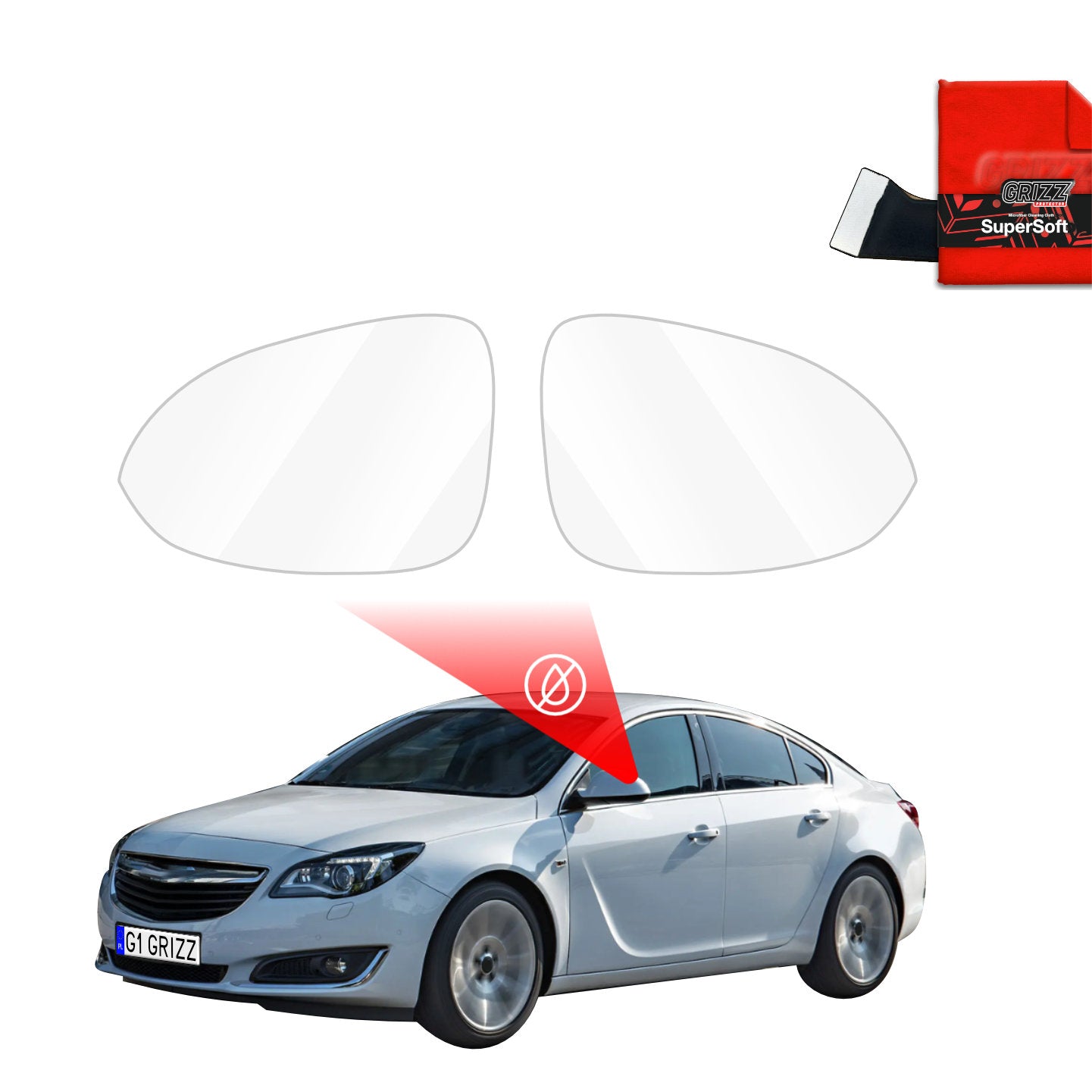 Rainproof mirror film Opel Insignia Sedan Facelifting (2013-2017)