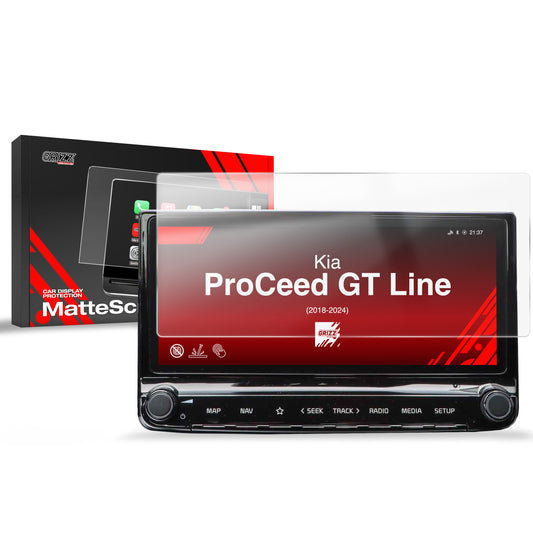 Anti-fingerprint screen protector for Kia Proceed GT Line (2018-2024) Matte Grizz