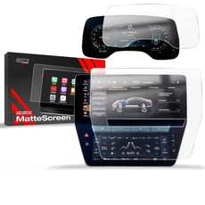 2in1 Anti-fingerprint screen film Maserati Grecale (2023-2025) Matte Grizz