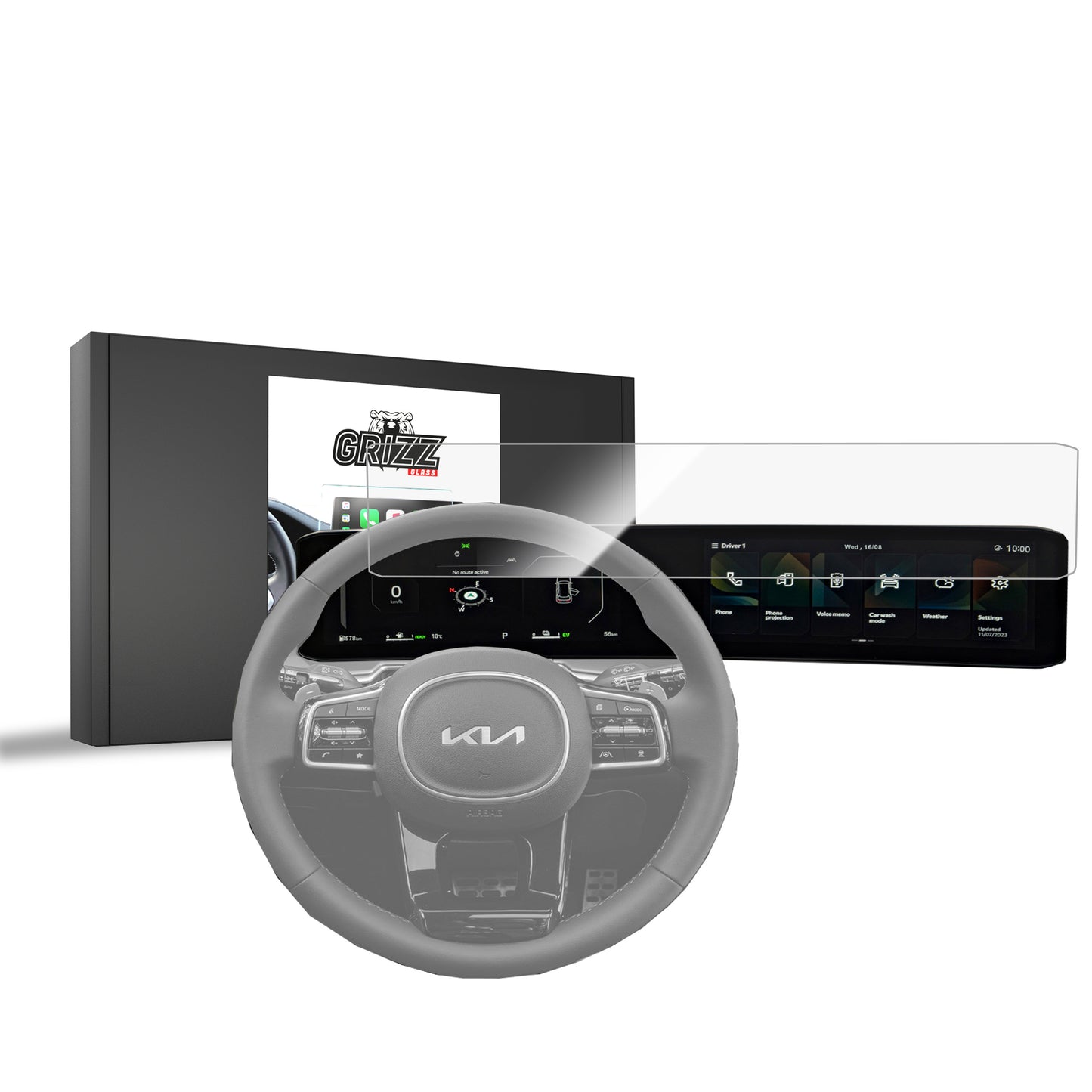 Ceramic screen film Kia Sorento 4 Prestige (2023-2025) Grizz