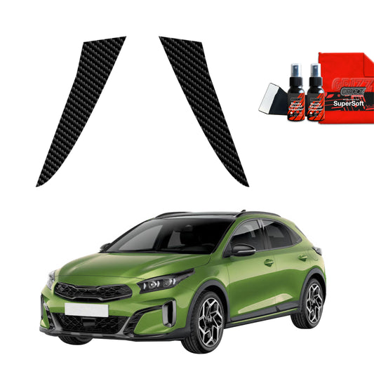 2in1 Anglies pluošto plėvelė statramsčiams Kia XCeed (2022-2025)