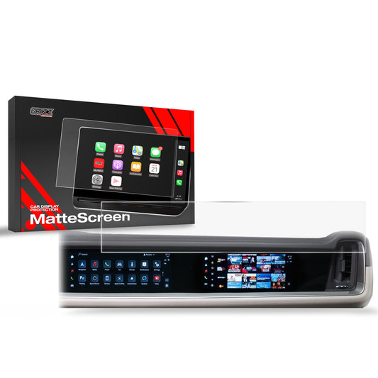 Anti-fingerprint screen film Porsche Panamera 3 12,3" + 10,9" (2024-2025) Matte Grizz