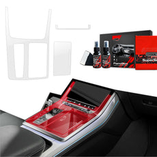 3in1 Grizz apsauginė vidinė plėvelė Audi RSQ8 (2018-2024) Panel Centralny Skaidrus PianoSkin