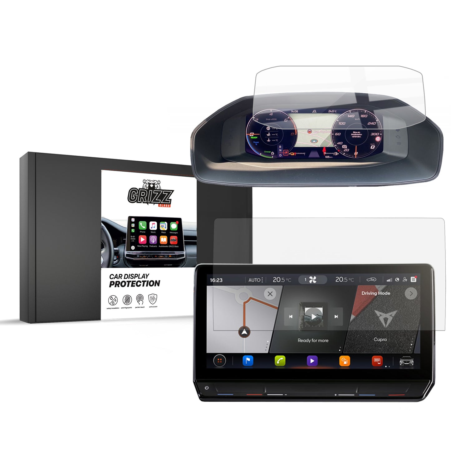 Ceramic screen film Cupra Formentor 12" (2020-2024) Grizz 2in1