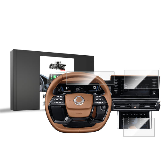 Keraminė ekrano plėvelė SsangYong Torres 9" (2023-2025) Grizz 3in1