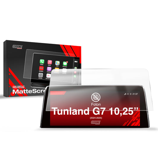 Anti-fingerprint screen film Foton Tunland G7 10.25" (2024-2025) Matte Grizz