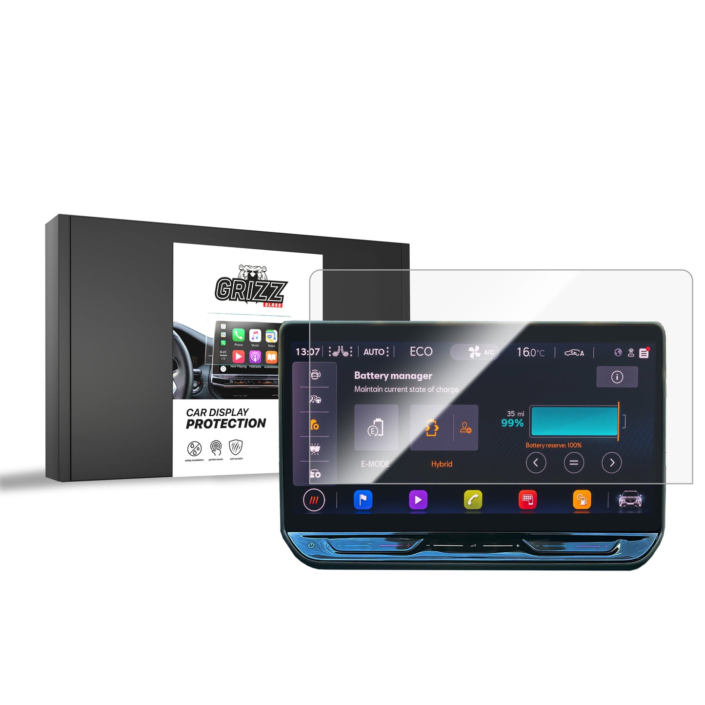 Ceramic screen film Cupra Formentor 12,9" (2024-2025) Grizz