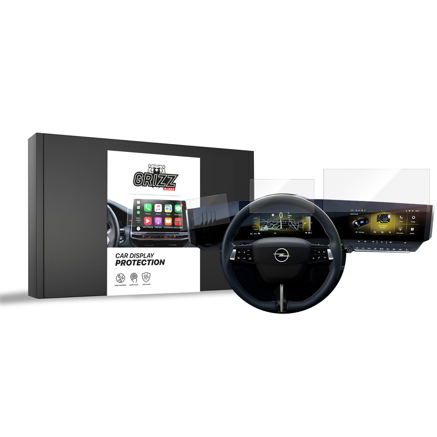 Ceramic screen film Opel Astra L Pure Panel 10" (2021-2025) Grizz 3in1