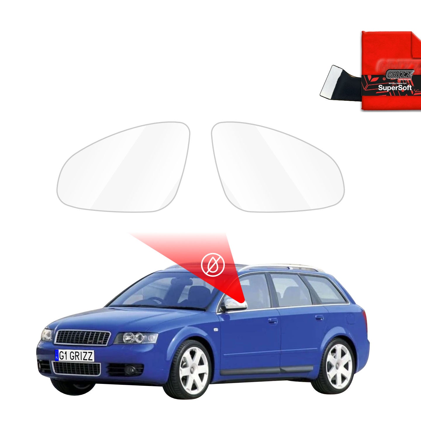 Rainproof mirror film Audi A4 B6 Avant (2000-2006)