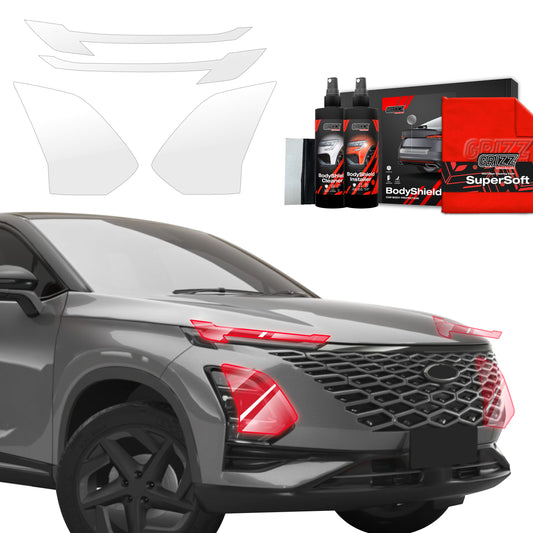 4in1 Protective film for lights  Grizz do OMODA 5 Facelift (2024-2025)