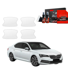 4in1 Apsauginė plėvelė po durų rankenomis Skoda Superb 3 Liftback (2019-2023)