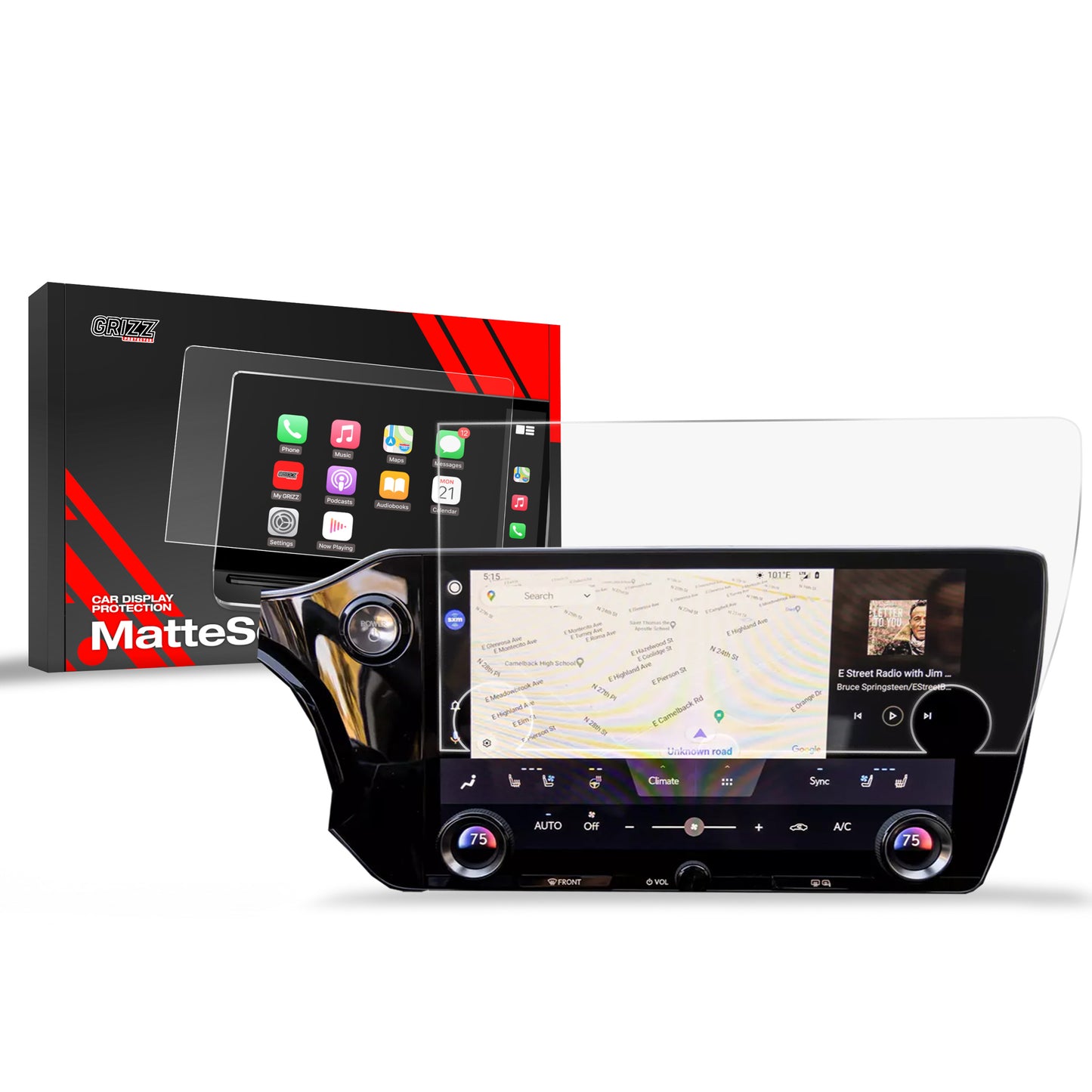 Anti-fingerprint screen film Lexus NX 2 14" (2021-2025) Matte Grizz