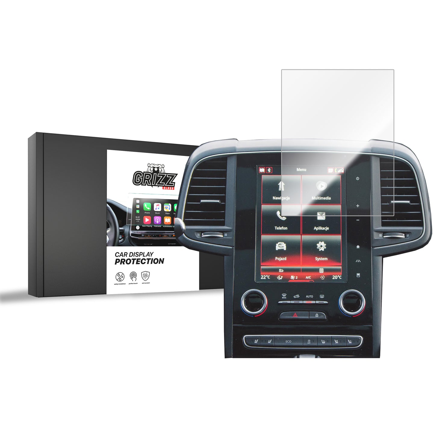 Ceramic screen film Renault Scenic 4 8,7" (2016-2019) Grizz