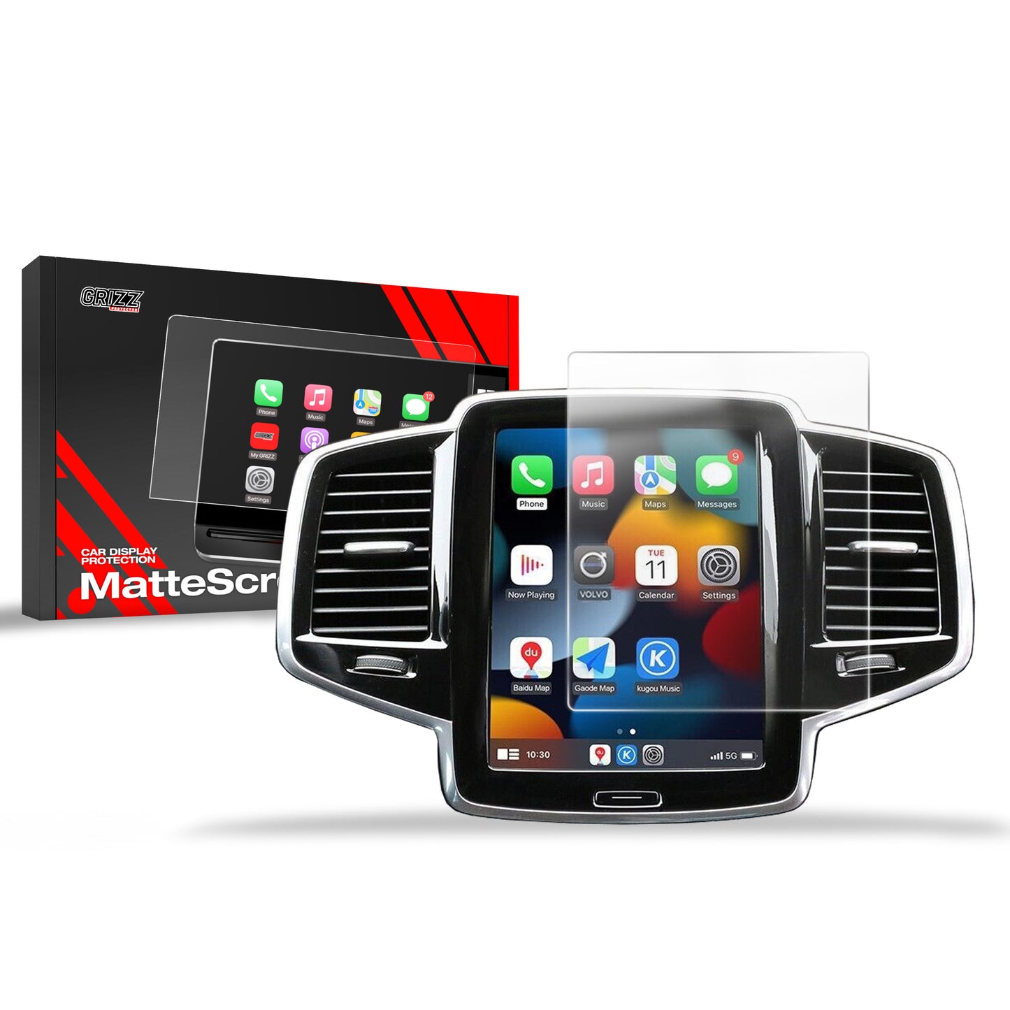 Anti-fingerprint screen film Volvo XC90 (2015-2020) Matte Grizz