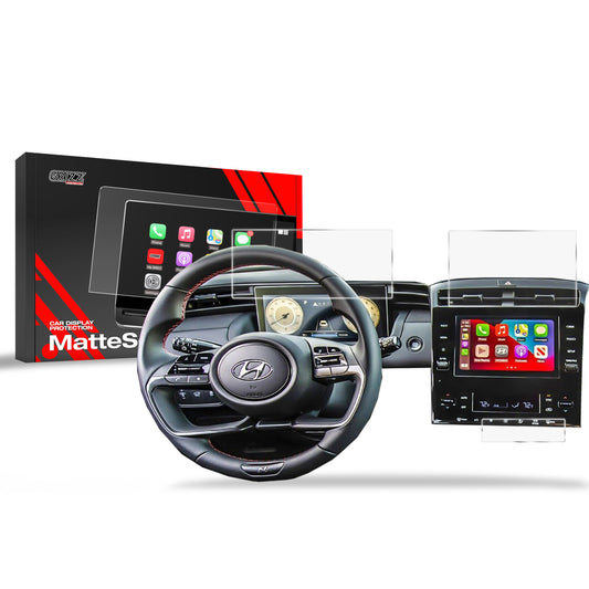 Anti-fingerprint screen film Hyundai Tucson 8" (2020-2024) Matte Grizz 3in1