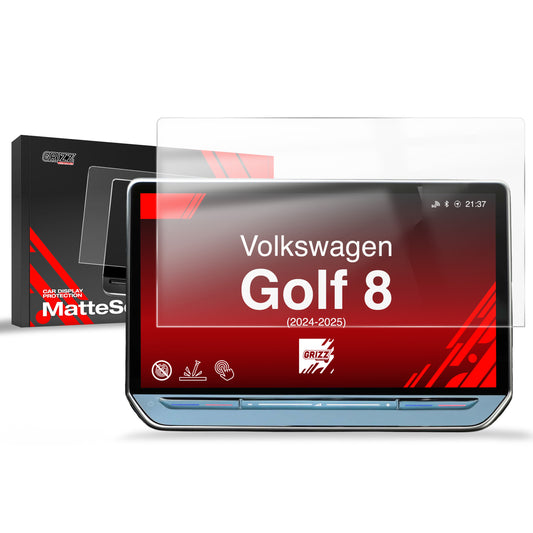 Anti-fingerprint screen film Volkswagen VW Golf 8 12,9" (2024-2025) Matte Grizz