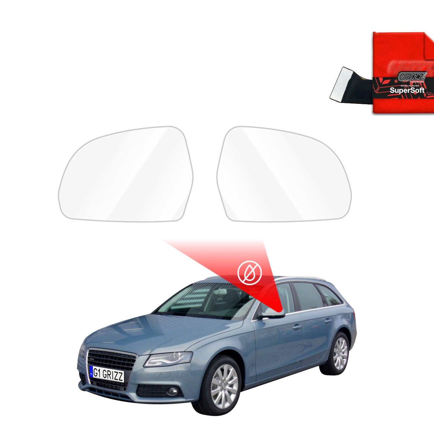 Rainproof mirror film Audi A4 B8 Avant (2007-2011)