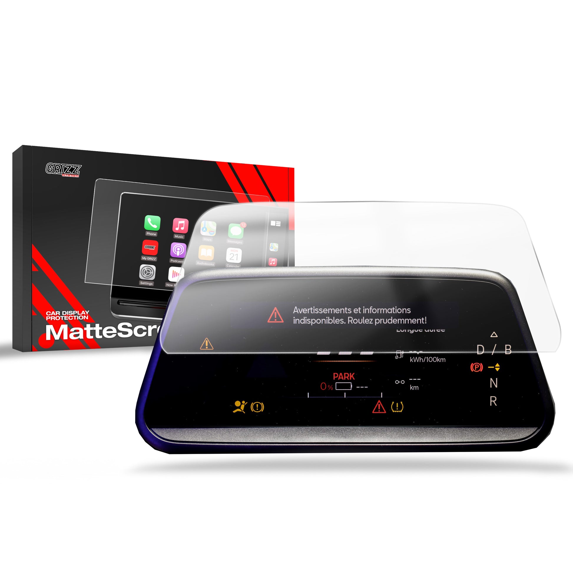 Anti-fingerprint screen film Cupra Tavascan 5,3" (2025) Matte Grizz