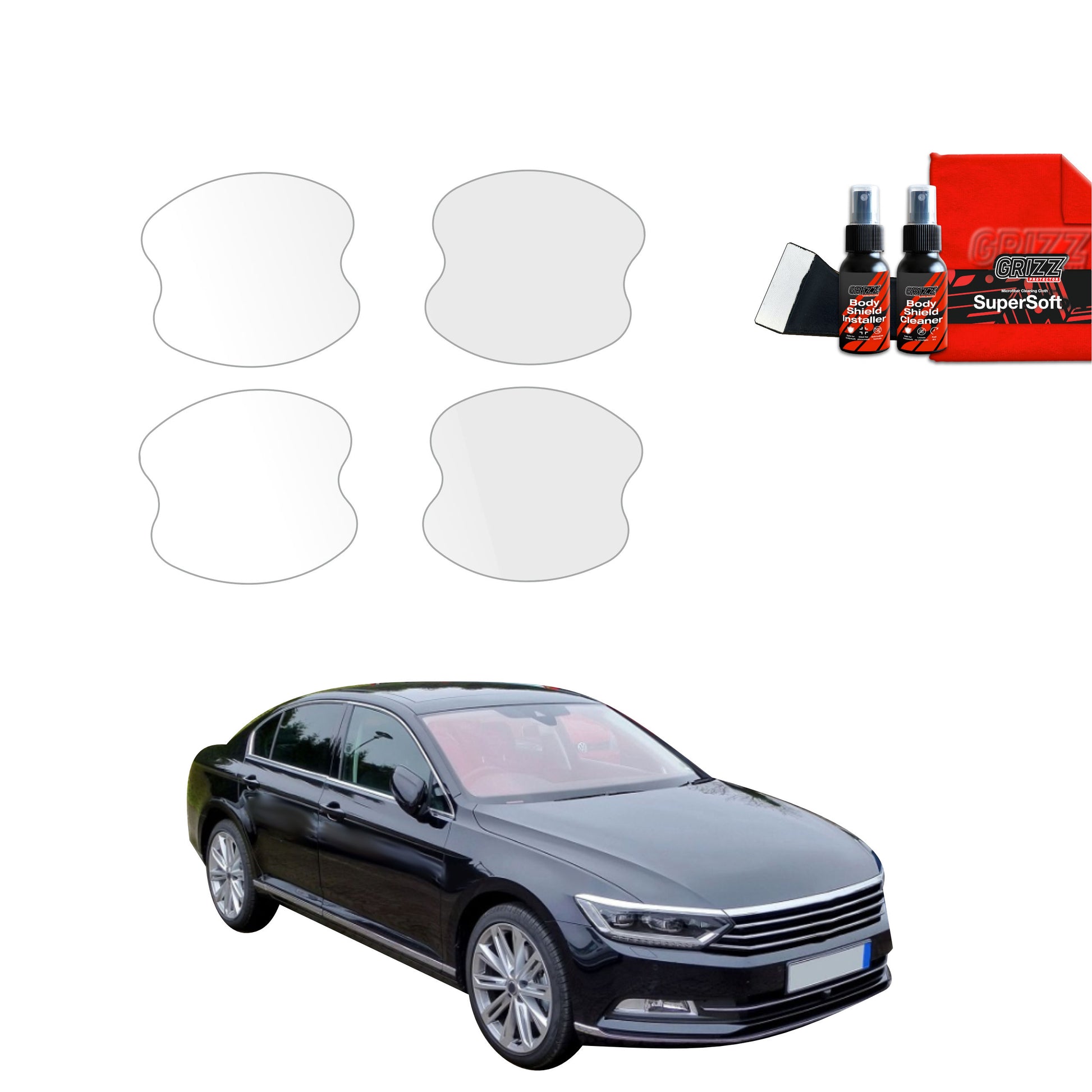 4in1 Protective film under door handles Volkswagen Passat B8 Sedan (2014-2022)