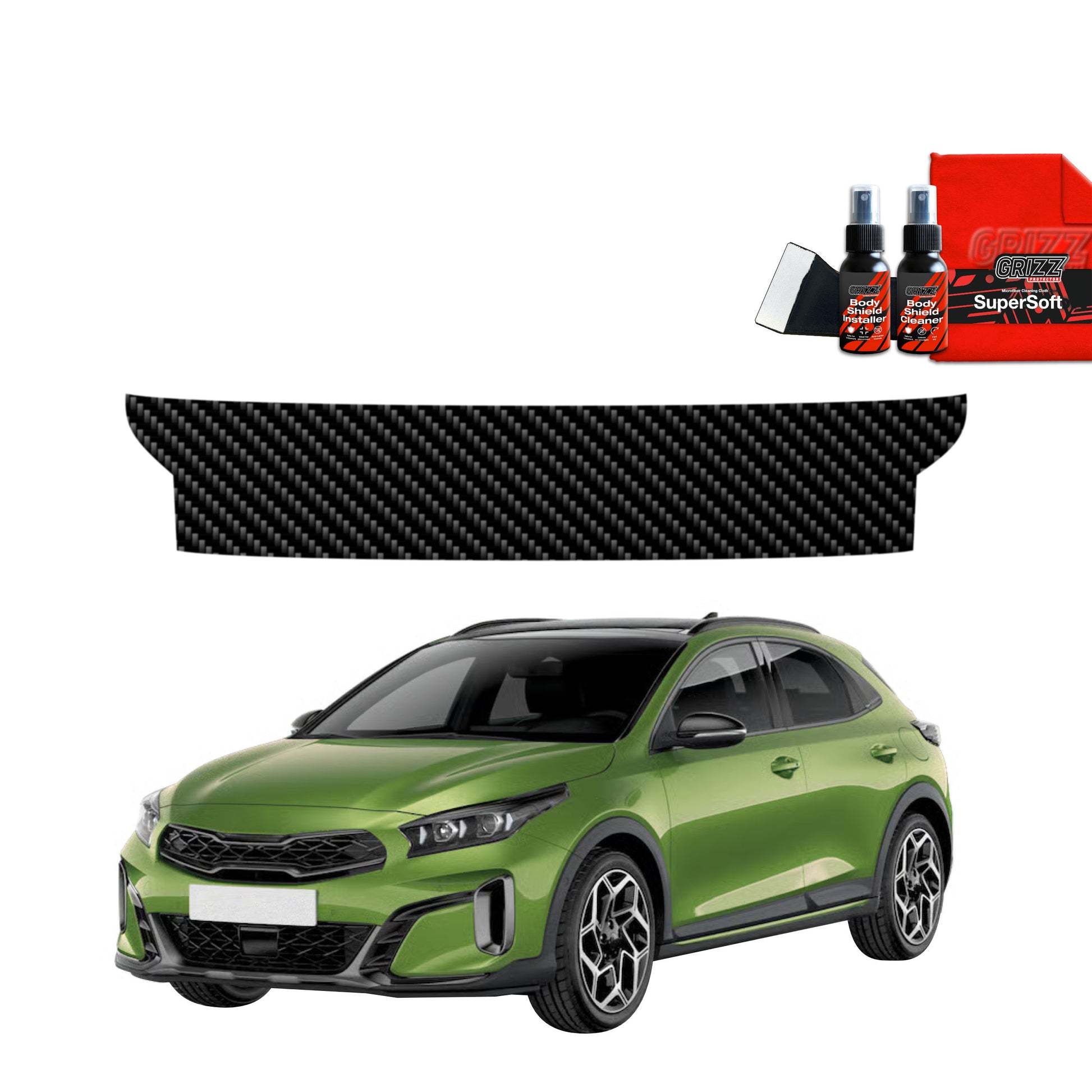 Carbon fiber film for trunk sill Kia XCeed (2022-2025)