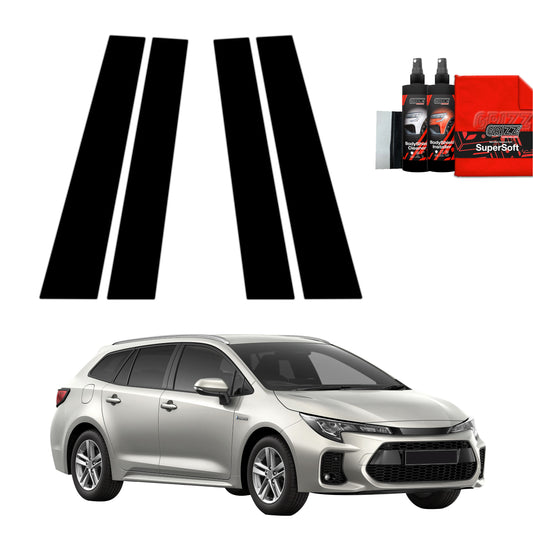 4in1 Juoda plėvelė statramsčiams Suzuki Swace Facelift (2023-2025)