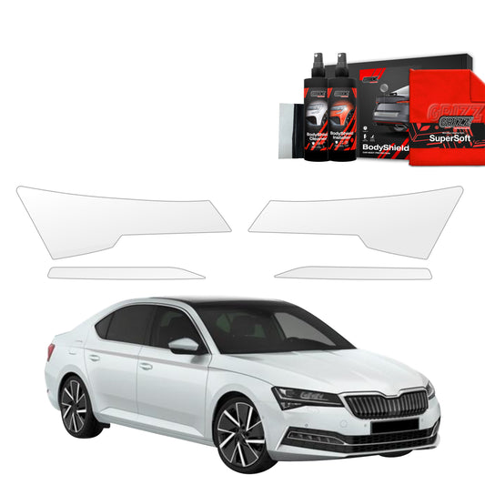 4in1 Protective film for lights for Skoda Superb 3 Liftback (2019-2023)