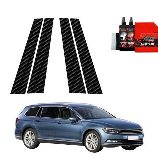 4in1 Anglies pluošto plėvelė statramsčiams Volkswagen Passat B8 Kombi (2014-2022)