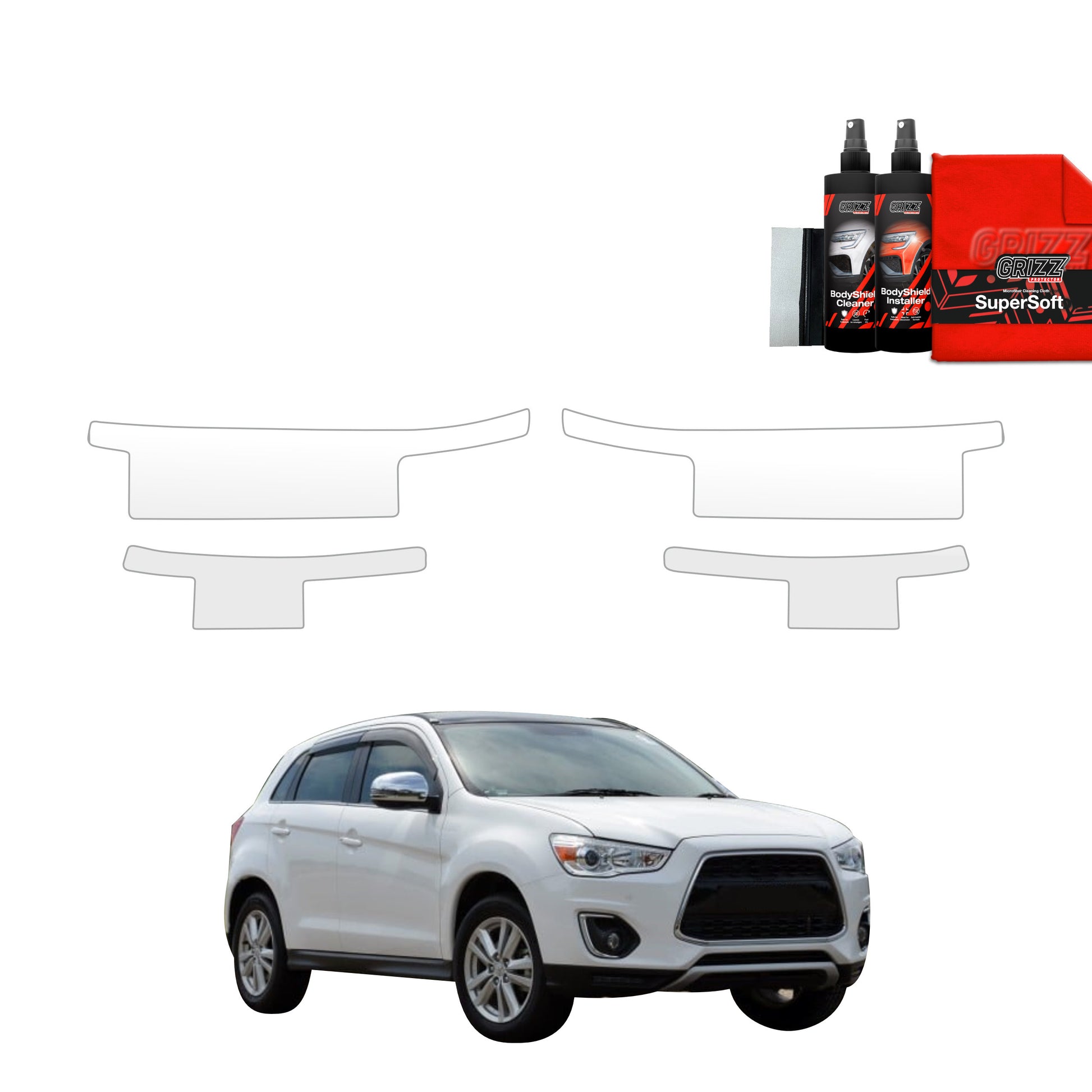 4in1 Protective film for sills for Mitsubishi ASX (2010-2019)