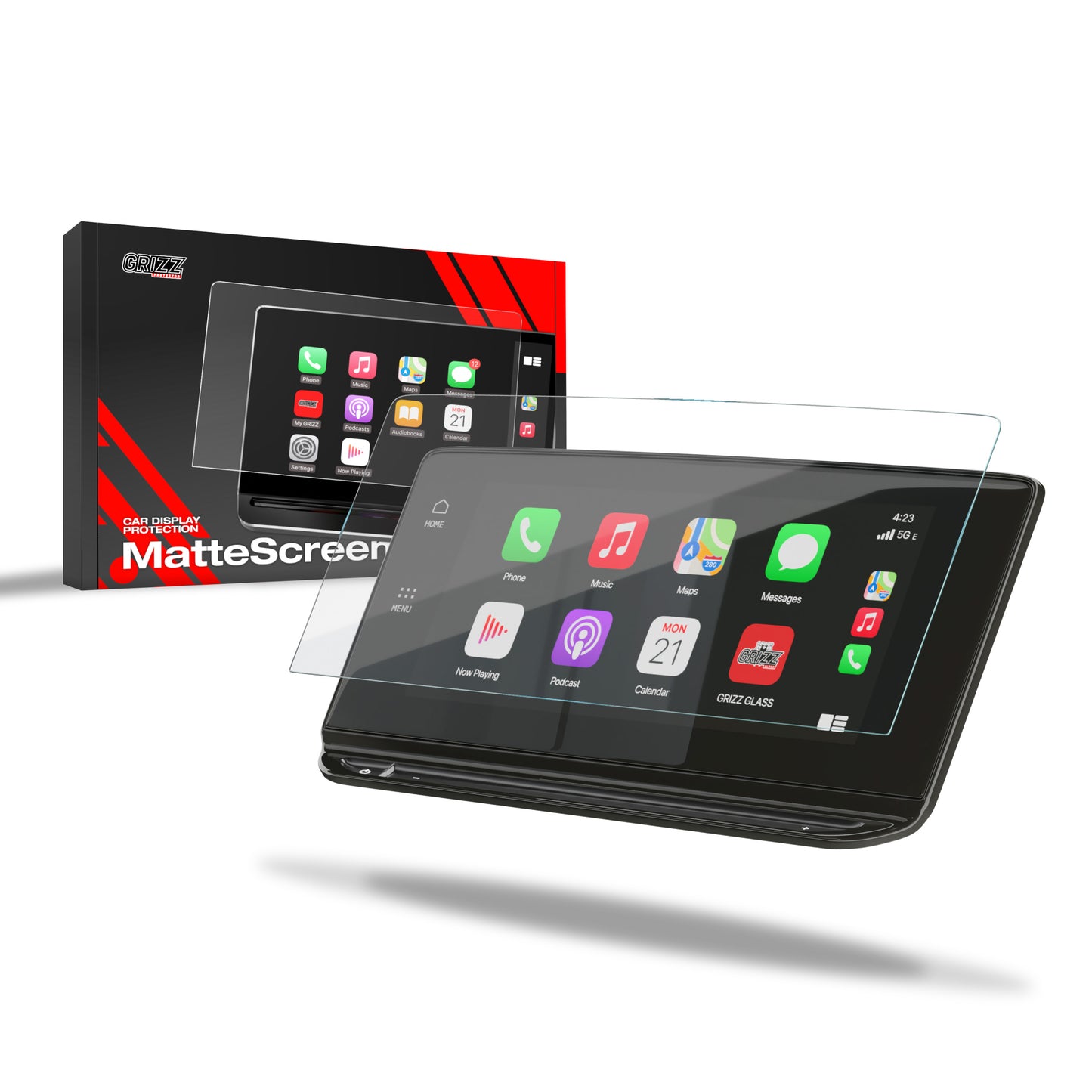 Anti-fingerprint screen film Skoda Octavia 4 10" Columbus/Bolero (2019-2024) Matte Grizz