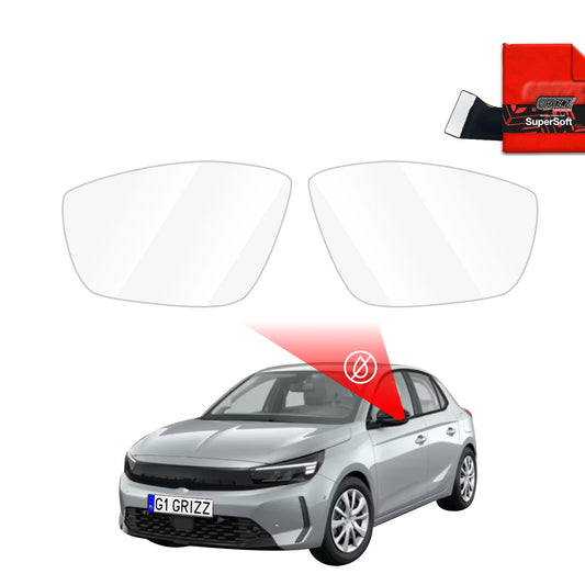 Rainproof film for mirrors for Opel Corsa F (2019-2025)