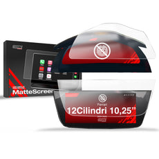 2in1 Anti-fingerprint screen film Ferrari 12Cilindri 15,6